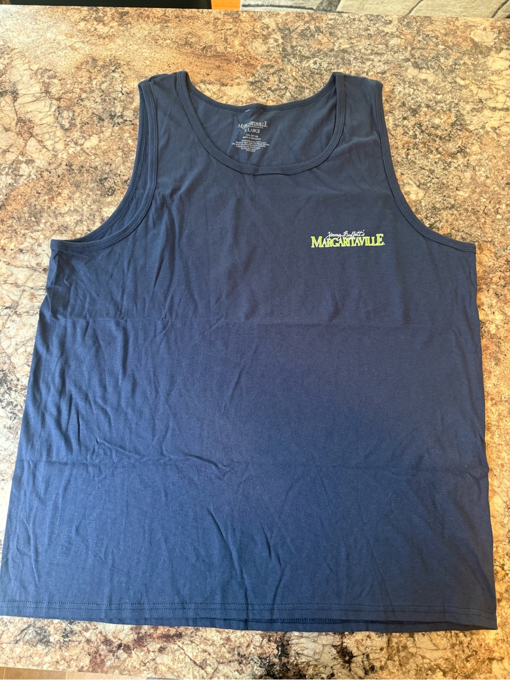 Margaritaville Navy Blue Logo Tank